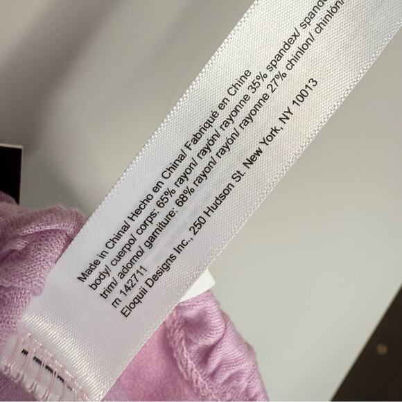 Eloquii purple popcorn sleeveless square blouse size 22 plus size NWT - Picture 4 of 5